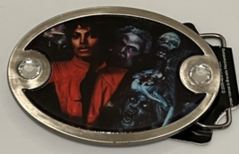 MICHAEL JACKSON MJ King of Pop THRILLER Adult Unisex METAL BELT BUCKLE 4... - $15.92