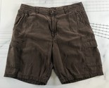 Tommy Bahama Relax Shorts Mens 38 Dark Brown Above Knee Mid Thigh Zip Fly - $15.79