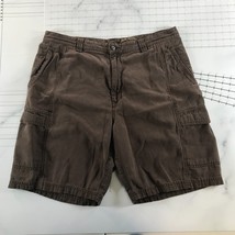 Tommy Bahama Relax Shorts Mens 38 Dark Brown Above Knee Mid Thigh Zip Fly - $15.79
