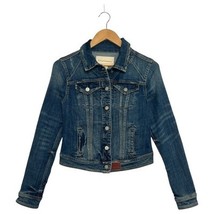 Pilcro And The Letterpress Denim Jacket Womens XS Stretch Fitted Classic... - $39.59
