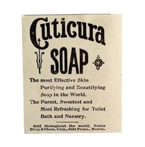 Cuticura Medical Skin Soap 1894 Advertisement Victorian Hygiene ADBN1aaa - $9.99