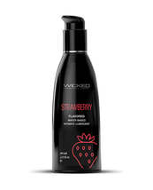 Wicked Sensual Care Water Based Lubricant - 2 oz Strawberry - £22.68 GBP