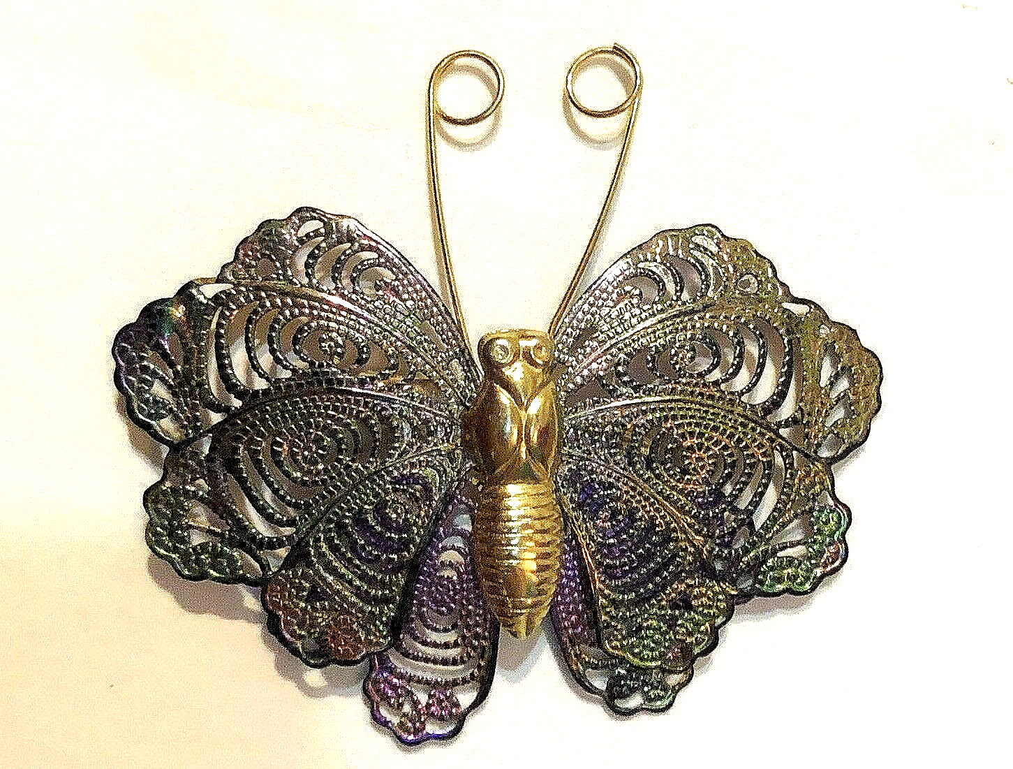 Primary image for Striking Channtille Filigree Iridescent Butterfly