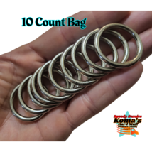 One inch chrome round metal ring. zinc die cast 10 count bag - £9.94 GBP