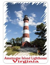Assateague Island Lighthouse Sticker Decal R7257 - $2.70+