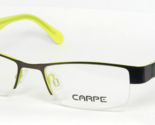 CARPE 31446-2 BROWN /GREEN LIME EYEGLASSES GLASSES FRAME 49-17-140mm - $54.23