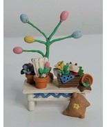 COTTONTAIL LANE Garden Table Egg Tree Flowers EASTER Collectable Figure ... - £14.66 GBP