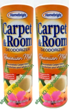 LOT 2 x H.Bright Carpet &amp; Room Deodorizer HAWAIIAN MIST 20 Oz Each SEALED - $29.69