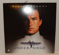Laserdisc 1993 Under Siege Steven Seagal tommy Lee Jones Gary Busey Lase... - $26.19
