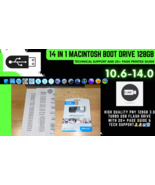 14 In 1 Bootable USB Flash Drive 128GB For Macintosh Computers And 20 Page Guide - £45.42 GBP