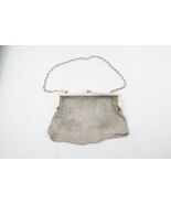 Vintage German Silver Mesh Chain Mail Engraved Clutch / Purse Flapper Er... - $9,062.35 MXN