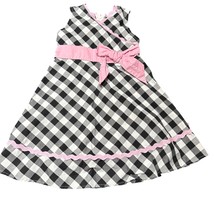 American Girl Vintage Pink &amp; Black Gingham Sleeveless Dress Bitty Baby L... - $21.12