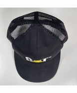 CAT Caterpillar Equipment Black Trucker Mesh Snapback Hat Cap New - $24.43 CAD