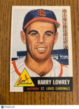 1953 Topps Harry Lowrey #16 - $25.00