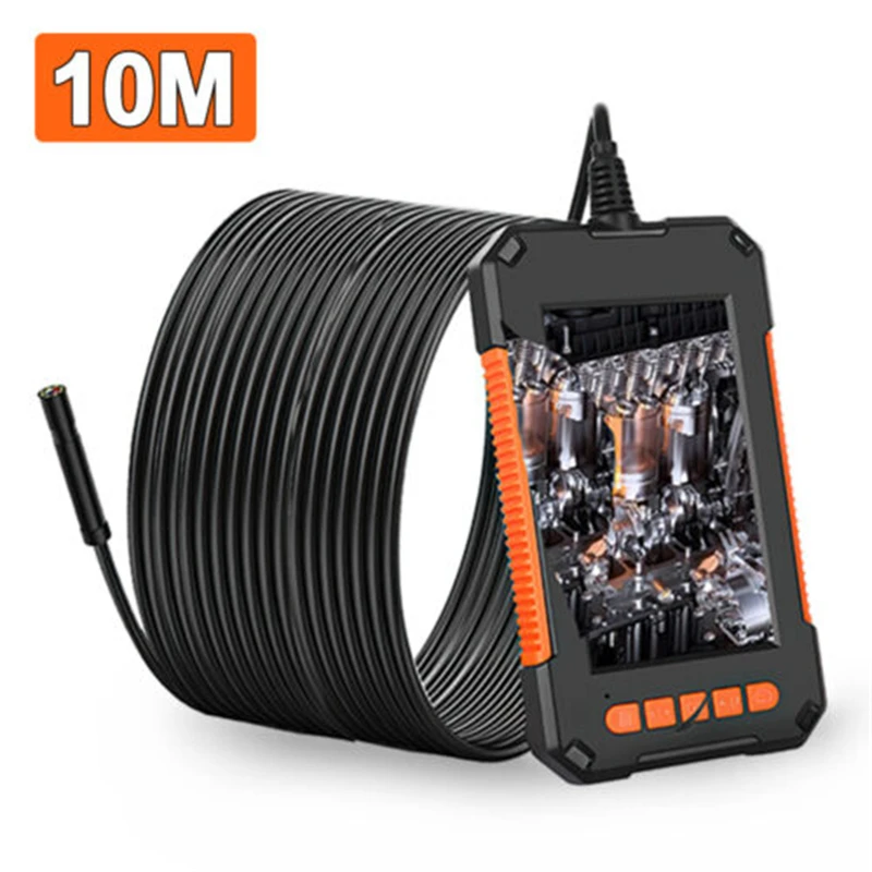 8mm 2/5/10 meters Industrial Endoscope 1080P HD 4.3&#39;&#39;Screen Borescope Inspection - £123.77 GBP