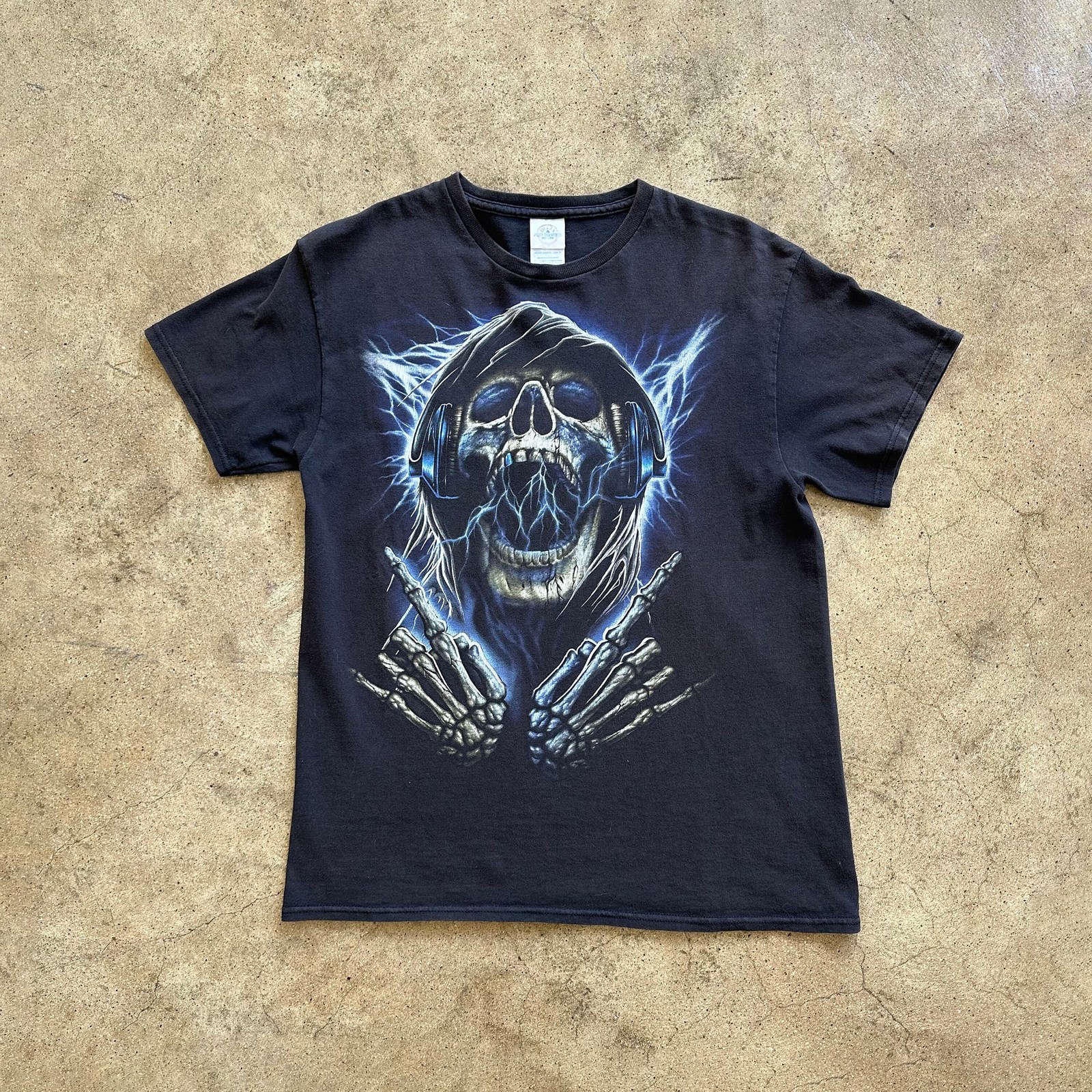 Primary image for Y2K Rocker Skeleton Graphic T-shirt