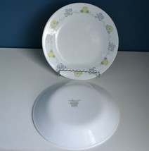 Corelle Forget Me Not Purple &amp; Yellow Flower 6.75&quot; Bread/Dessert Plates - Used - £7.04 GBP