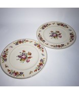 Set of 2 VTG Sharon Old Ivory Syracuse China 9.75&quot; Dinner Plates USA Dis... - $16.95