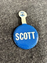 Vintage Scott Political Campaign Pin Button - £3.91 GBP