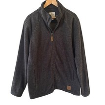 Field &amp; Stream Men Fleece Sweater Outdoors Size XL Grey Full Zip Western... - $27.99