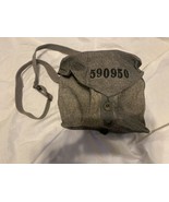 VINTAGE SWISS ARMY MILITARY CROSSBODY MEDIC POUCH BAG SALT AND PEPPER GREY - $567.12 MXN