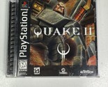 Quake II Sony PlayStation 1 1999 Black Label Complete W/ Registration Card - $34.64