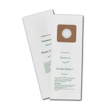 Panasonic Vacuum Bags U, U3, U6 by Green Klean 10 Pack - £9.49 GBP