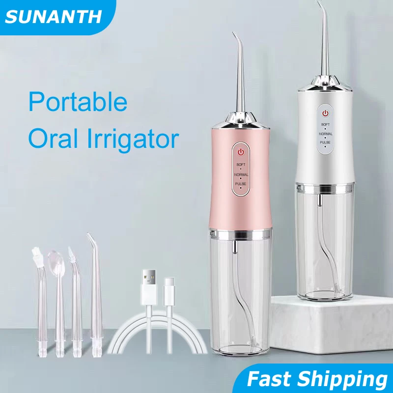 Tal oral irrigator portable rechargeable waterproof teeth cleaner mouth washing machine thumb200