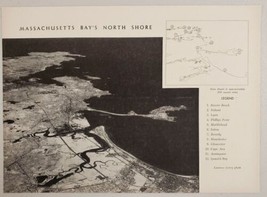 1956 Magazine Photo Aerial View of Massachusetts Bay Shore Lawrence Lowry Photo - £10.57 GBP