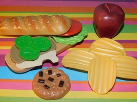 Subway Childrens Play Food Lot A Hoagie Sandwich Chips Daycare Educational Food - £14.94 GBP