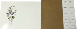 100 Pk  Floral All Occassions Blank Greeting Note Cards with Envelopes 4" x 6" image 7
