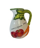 Certified International Judy Phipps Vegetables 5 quart Pitcher - £24.58 GBP