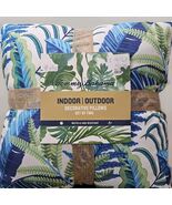 Tommy Bahama Decor Pillows Faux Straw Woven And Leaf Set of 2 Indoor Out... - €25,63 EUR