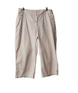 Coldwater Creek Ankle Pants  Women&#39;s Size 14 White Pockets Relaxed Fit H... - $279.00 MXN