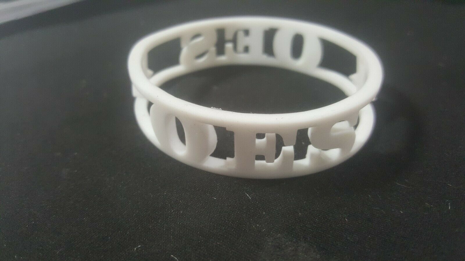 Order of the Eastern Star Sorority Silicone Bracelet O.E.S. wrist band #2 - $3.92