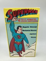 Superman 4 Fully Animated Color Cartoons 1989 VHS - £6.04 GBP