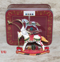 TRAIL OF PAINTED PONIES Noel Ornament &amp; Tin~2.5&quot;Tall~Holiday 2009~Brand ... - £24.25 GBP