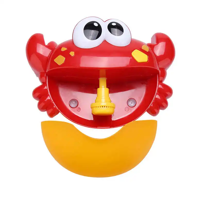 Play Baby Bath Play Automatic Cartoon Crab Shaped Bubble Maker Swimming Water Pl - £38.23 GBP