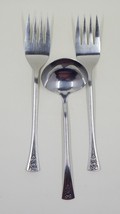 Oneida Northland Pasadena Stainless Serving Pieces Forks Ladle Korea Lot of 3 - $18.99