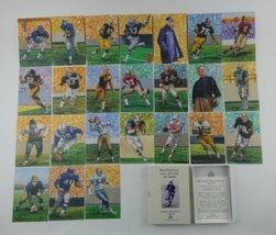 Goal Line Art Card GLAC Series 6 Complete Set of 24 Football HOF 1994 Mixed #&#39;s - £71.79 GBP