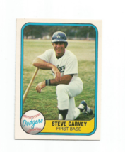 STEVE GARVEY (Los Angeles Dodgers) 1981 FLEER CARD #110 - £5.44 GBP