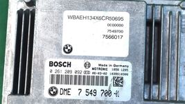 06-07 BMW 650i ECM ECU DME Engine Control Module 7549700 & CAS2 W/ Fob image 2