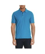 Robert Graham Messenger Pique Polo Top in Turquoise ( XLT ) - $2,385.67 MXN