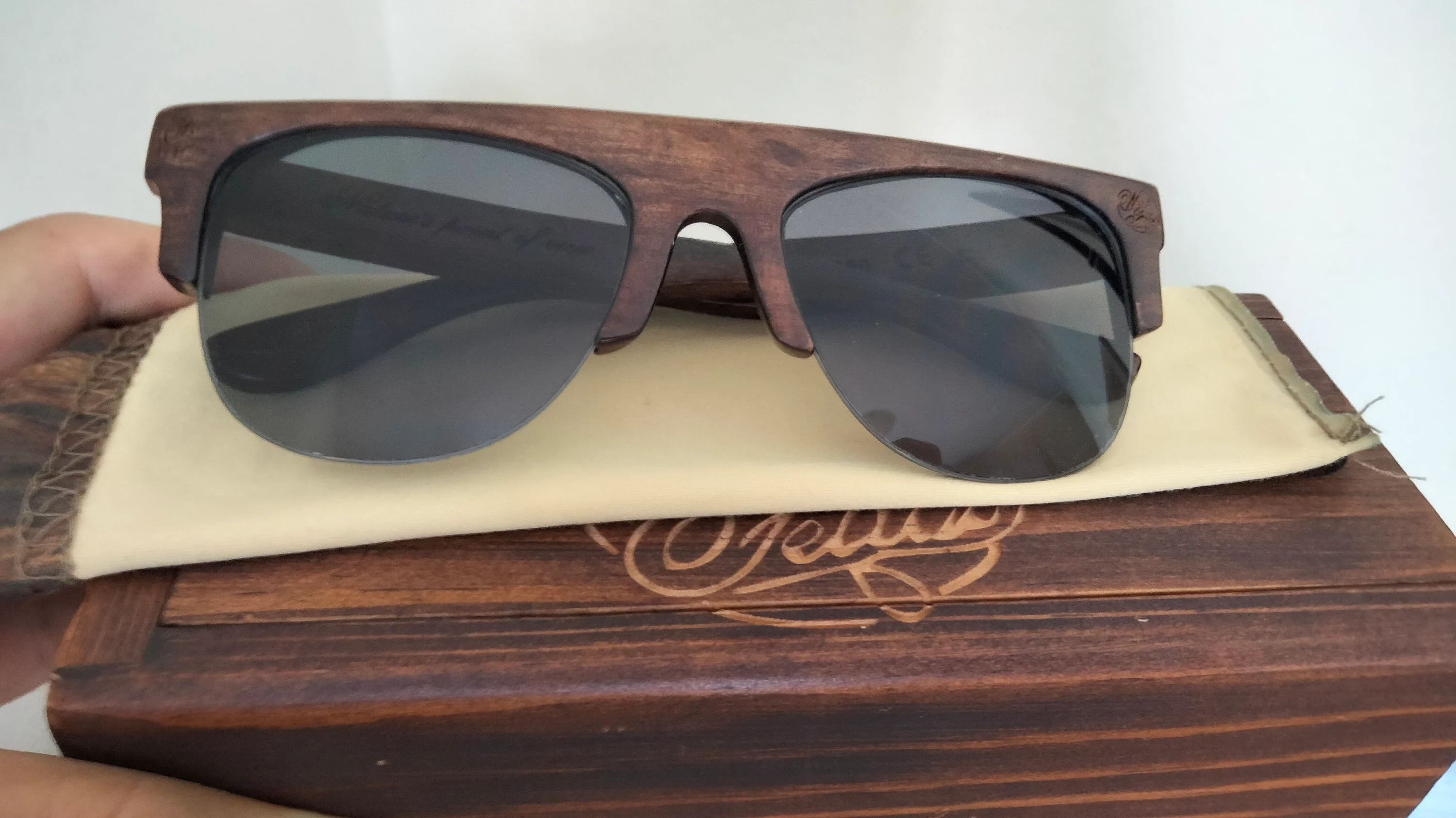 Handmade Sunglasses in Quality Wood munich. NATURAL ELEGANCE handmade ey... - £77.93 GBP