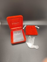 VTG Waterford Crystal Flying Bird With Original Bag And Case 2.75&quot;X2.75&quot; - $14.01