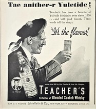 Teachers Blended Scotch Whisky Highland Cream Yuletide! 1943 Vintage Pri... - $16.26
