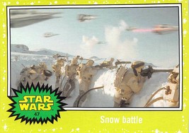 2015 Topps Star Wars Journey To The Force Awakens GREEN #47 Snow Battle  - £0.70 GBP