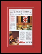 1963 Kellogg&#39;s Special K Cereal Framed 11x14 ORIGINAL Vintage Advertisement - $44.54