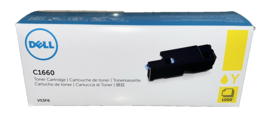 New Genuine - Dell V53F6 Yellow Toner C1660 Series - CT202041 - Sealed Box - £36.64 GBP