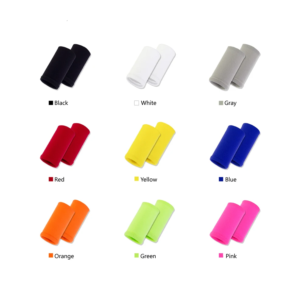 Sporting Wrist Sweatband in 9 Different Colors,Made by High Elastic Meterial Com - £23.81 GBP